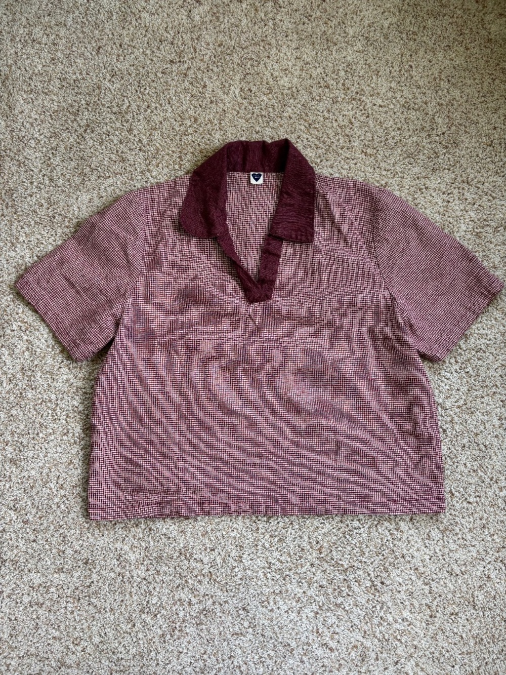 Handmade Spaghetti Western Felix Top in 100% linen